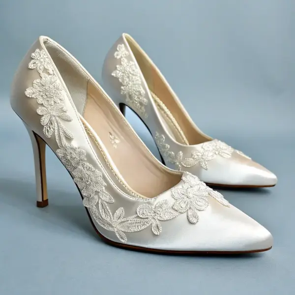 Rose Gold Bridal Shoes